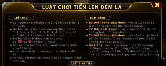 Luật Chơi Tiến Lên Đếm Lá HitClub 2025
